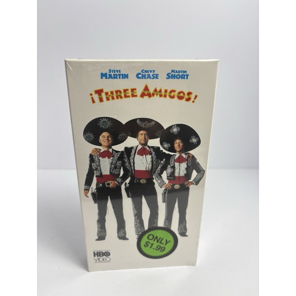 Three Amigos (VHS, 1999) SEALED HBO VIDEO Orion Martin, Chase, Short